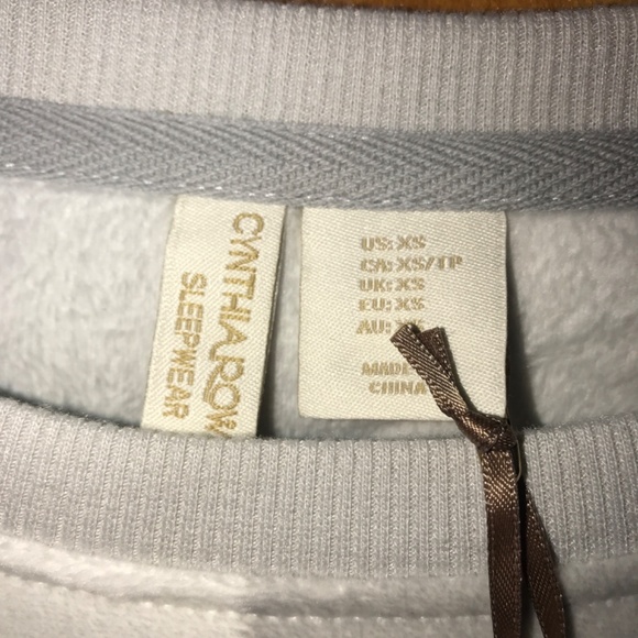 NWT Cynthia Rowley Super Soft Sleepwear Top - Picture 4 of 4